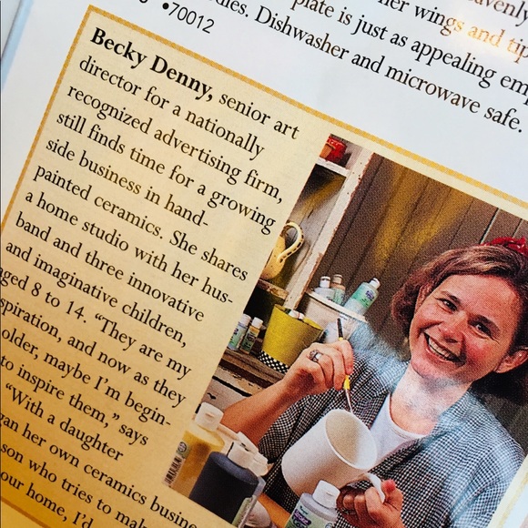 🐣SLAH Ravishing Rooster Plate by Becky Denny NIB - Picture 2 of 5